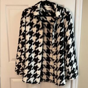Express Monochrome Houndstooth Jacket